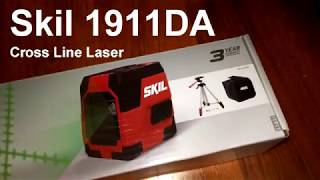 Skil 1911DA Cross line laser unboxing