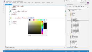 Visual Studio 2013 Web Editor Features - HTML Editor