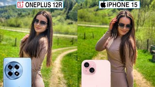 OnePlus 12R Vs iPhone 15 Camera Test Comparison | OnePlus 12R 5G