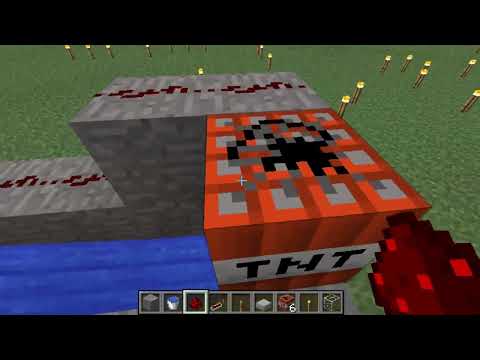 Minecraft How to: Make a TNT cannon (simple) 1.8.3 Minecraft How to: Make a TNT cannon (simple) 1.8.3