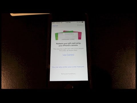 Redeem iTunes Gift Card Using iPhone Camera Redeem iTunes Gift Card Using iPhone Camera