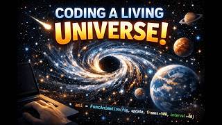 Galaxy + Solar System Simulator 🚀 | Coding a Living Universe in Python 🌌