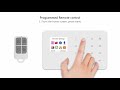 brief video how to set up kerui g18 gsm home security alarm system