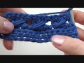 How to crochet the Judith stitch