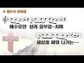 악보 u0026찬양 예수가 보이네 차영혜 허석 임영조曲 우미쉘 찬양