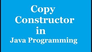 Copy Constructor in Java | what is copy constructor in java?| Call by reference