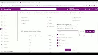 3 create dataverse table using an excel file