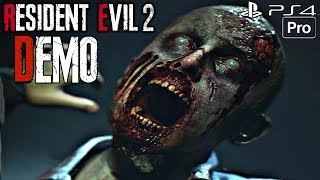Resident Evil 2 Remake - 1-Shot Demo Gameplay Walkthrough Part 1 - Full Demo (PS4 PRO)