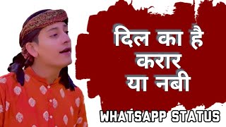 Dil ka hai karar ya nabi Whatsapp status Rao Hasan Ali Asad naat 2021(5)