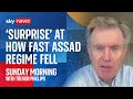 Former Head of MI6 surprised at how fast Syrian regime collapsed