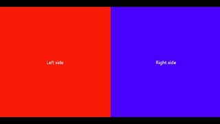 Split screen into two sections responsive in HTML/CSS (5 Mins)