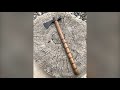 customized cold steel pipe tomahawk project.