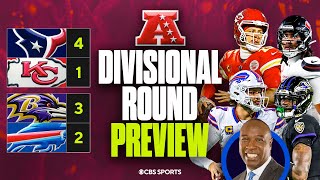 AFC Divisional Round Preview: Texans at Chiefs, Ravens at Bills | 2025 NFL Playoffs