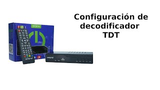 Configuración de decodificador TDT