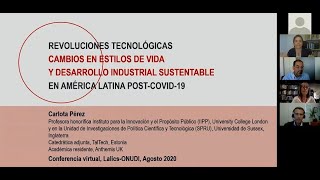 Revoluciones tecnológicas y desarrollo industrial sustentable en América Latina post-Covid-19