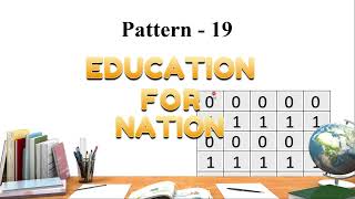 python pattern program in Hindi | python pattern programs | part-19