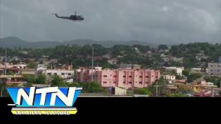 Helicóptero del Ejército Nacional sobrevuelan a SFM