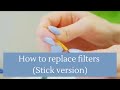 How To Replace Hearing Aid Wax Guard Filters (Stick Version) | Levine Hearing