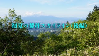 初夏の蓼科スカイライン（後編）【ドラレコ】【絶景】