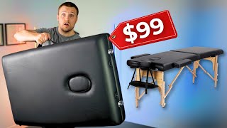 The BEST Portable Massage Table On Amazon (Yaheetech Review)