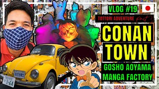 VLOG 19 | TOTTORI ADVENTURE PART 3 - CONAN TOWN | GOSHO AOYAMA MANGA FACTORY [TRAVEL VLOG 07]