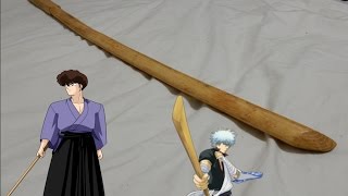 Como hacer una Katana de madera (Bokken) | Kuno Tatewaki | Ranma 1/2