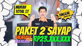 PAKET MURAH DATANG !! 2 SAYAP PAKAI MIXER DAN SIDFILL AKTIFAN VIRAL 2025 !!! MURAH-MERIAH