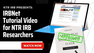 IRBNet Tutorial for NTR IRB Researchers