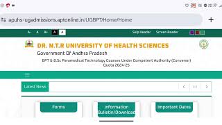 Bpt \u0026 Bsc Mlt Paramedical courses | Merit list | Release 🥳 | Dr NTR University 2024