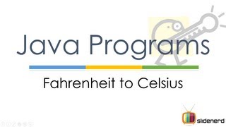 16 Java Fahrenheit to Celsius Example |