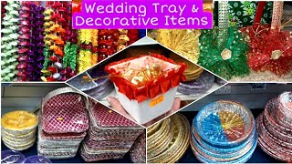 Wedding Tray Decoration Items || Gift Packing Basket Box  ||