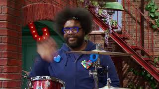 Questlove The Big Pretend Band Sesame Street #questlove #theroots #retrotv #throwbacktv