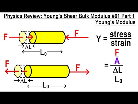 Physics Review: Young's Modulus #61 Part 1 - YouTube