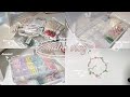 Studio vlog 01 *ੈ✩‧₊˚| Asmr bead unboxing + how to make a jewelry bracelet ✧.*