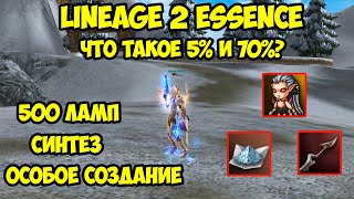 Что такое 5% и 70% в Lineage 2 Essence.