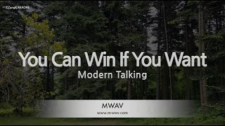 Modern Talking-You Can Win If You Want (Karaoke Version)