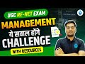 UGCNET Management Answer Key 2024 Challenge | NET Management  Questions to be Challenge | Yogesh Sir