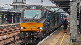 Few freight trains at: Dollands Moor, sandling \u0026 Ashford