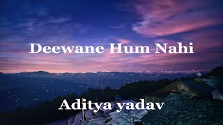 Deewane Hum Nahi - Aditya Yadav   [ Lyrics ]