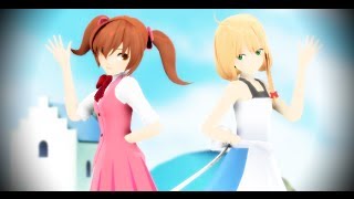 {MMD\\RPG Horror Girls} Aki and Viola: S.w.e.e.t. M.a.g.i.c