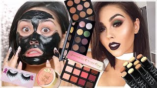 TESTING NEW MAKEUP! FULL FACE OF FIRST IMPRESSIONS | Roxette Arisa