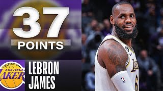 LeBron James GOES OFF For 37 Points in Lakers W Over Kings | January 7, 2023