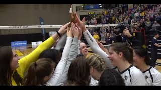 Waterloo Warriors Women's Volleyball win OUA Bronze