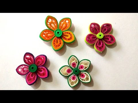 How To Make Beautiful Flower Using Paper Art Quilling How To Make Beautiful Flower Using Paper Art Quilling