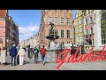 Gdańsk - spacer po starówce | Relax music (walking tour 4k 60fps)