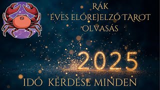 Rák: 2025 mit tartogat számodra? Tarot olvasás  12 csillagjegy szerint