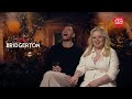 bridgerton s3 exclusive nicola coughlan u0026 luke newton on what their character bios would read