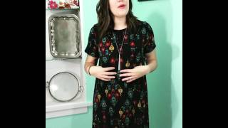 Transforming a LuLaRoe Carly into a wrap dress