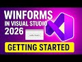 🚀 Getting Started with WinForms in Visual Studio 2026 | Beginner’s Guide