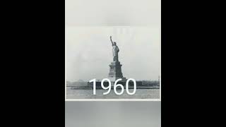 The evolution of the statue of liberty